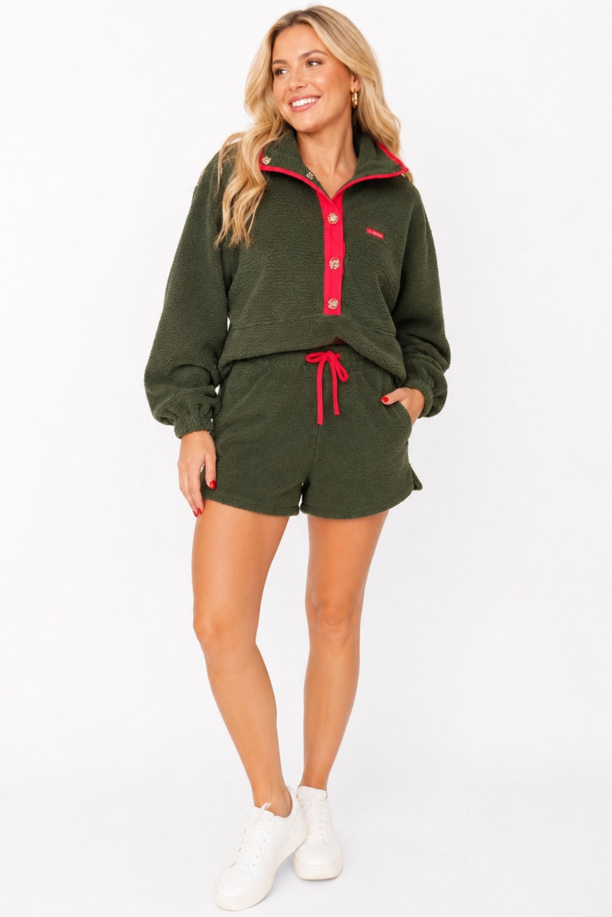 BC Green Fleece Set