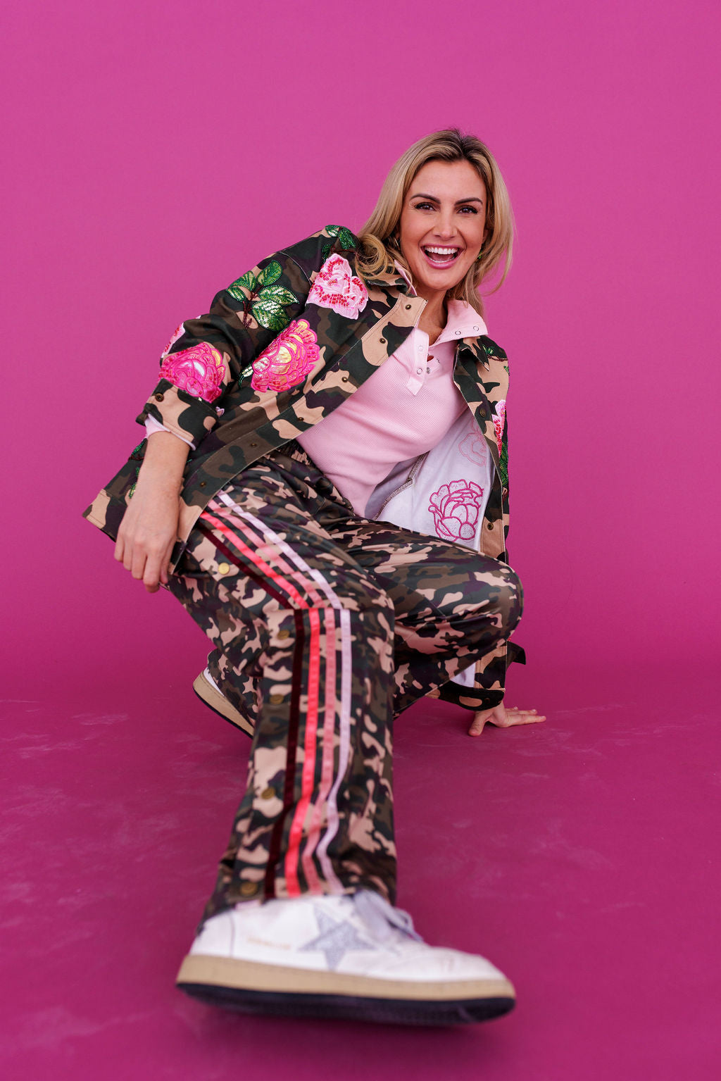 Deer Camp Darling Track Pants